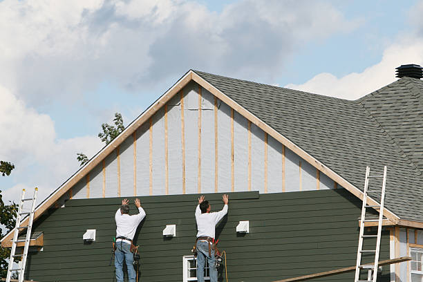 Professional Siding Repair technician working in Locust, NC